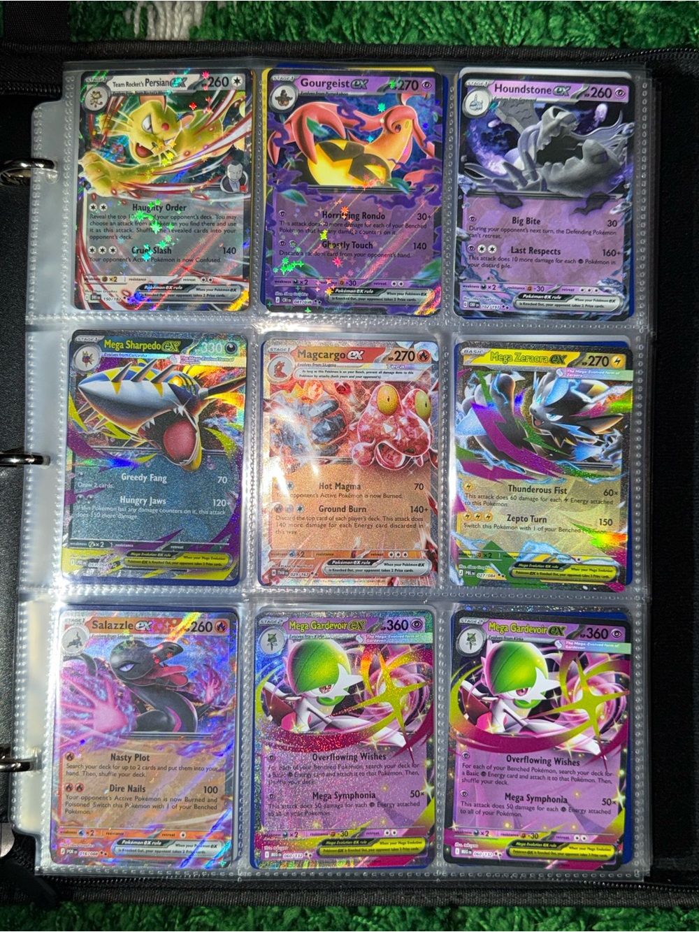 Pokemon TCG Multiple Series Bundle 325+ Cards EX Holos Rares Included W/ Binder
